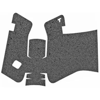 TALON Grips Inc Rubber, Grip, Adhesive Grip, Fits GLOCK 19X, Gen 5 MOS 45 (No Backstrap), 17/22/24/31/34/35/37, Gen5 (No Backstrap), Black 379R