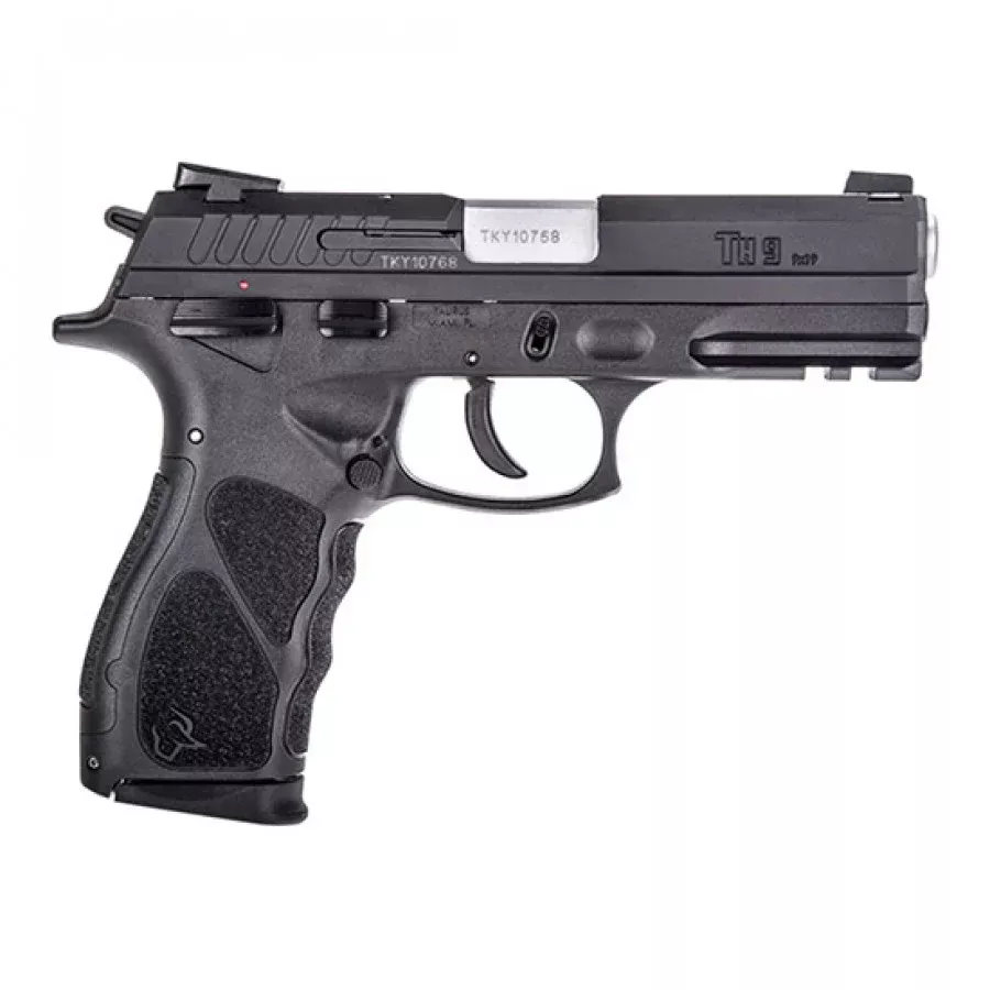 Taurus 1TH9041 TH Full Size 9mm Luger 17+1 4.27" Matte Stainless Steel Barrel, Matte Black Serrated Slide, Black Polymer Frame w/Picatinny Rail, Black Finger Grooved Polymer Grip Right Hand
