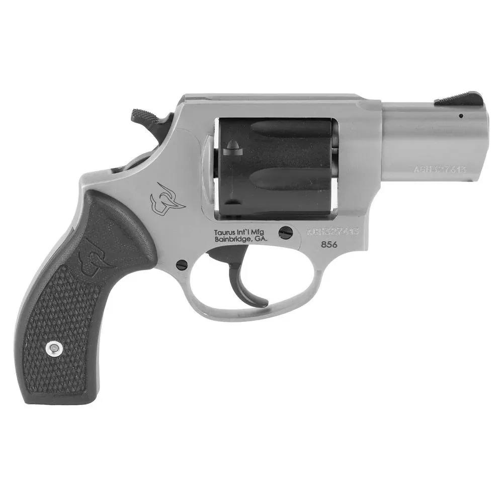 Taurus 856 Handgun .38 Spl 6rd Capacity 2″ Barrel Grey Black