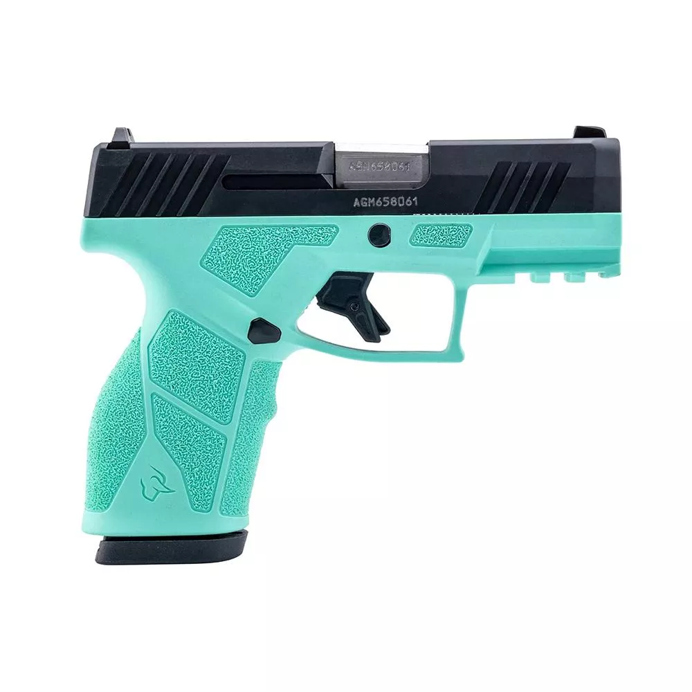 Taurus GX2 Handgun 9mm Luger 13rd Magazines (2) 3.38″ Barrel Cyan Frame/Black Slide