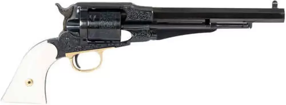 Taylor's Remington Conversion Blued Engraved .45 Colt Lawdawg Revolver