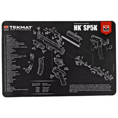 TekMat Pistol Mat H&k Sp5k