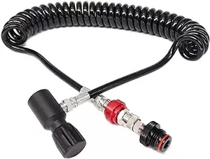 Tippmann HP Remote Coil with Slide Check and QD