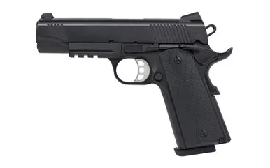 Tisas USA Tisas USA 1911 Carry 9mm Semi-Automatic Pistol with Novak Sights, 4.25-Inch Barrel, Black Aluminum Frame