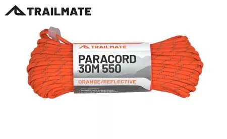 Trailmate 30m 550 Paracord Reflective Orange