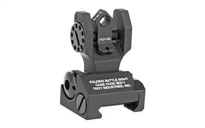 Troy Folding Round Dioptic Tritium Battlesight Black