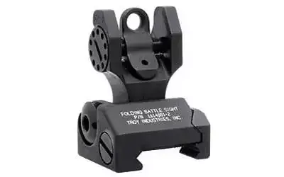 Troy Folding Round Rear Battlesight Black