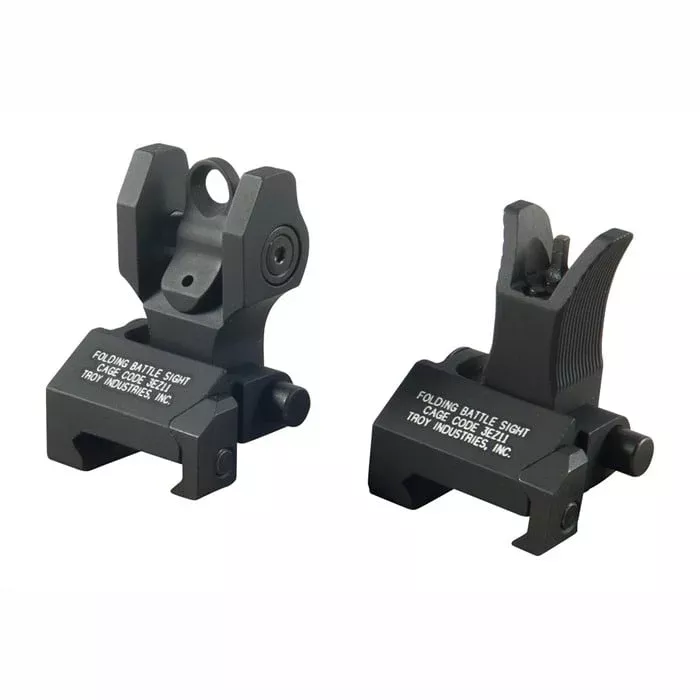 TROY INDUSTRIES, INC. – AR-15Flip-Up Sight Set Black Quantity Discount PriceAdd To Favorite