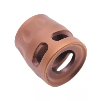 True Precision Micro Comp 1/2x28 9mm Copper Finish PVD