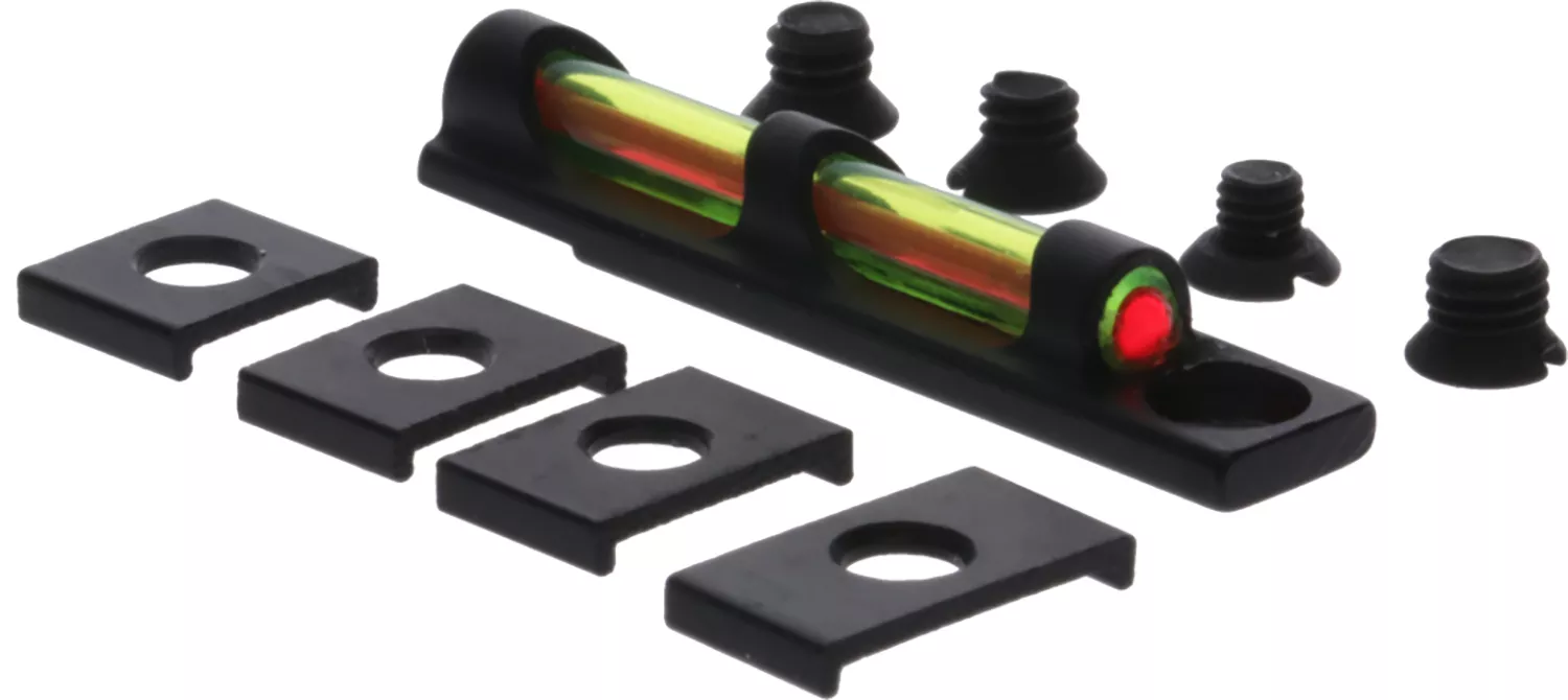 TruGlo TG-TG949D Tru-Bead Universal Green Outside w/Red Center Fiber Optic Front Sight w/.120" Fiber Diameter Black Frame for Shotguns