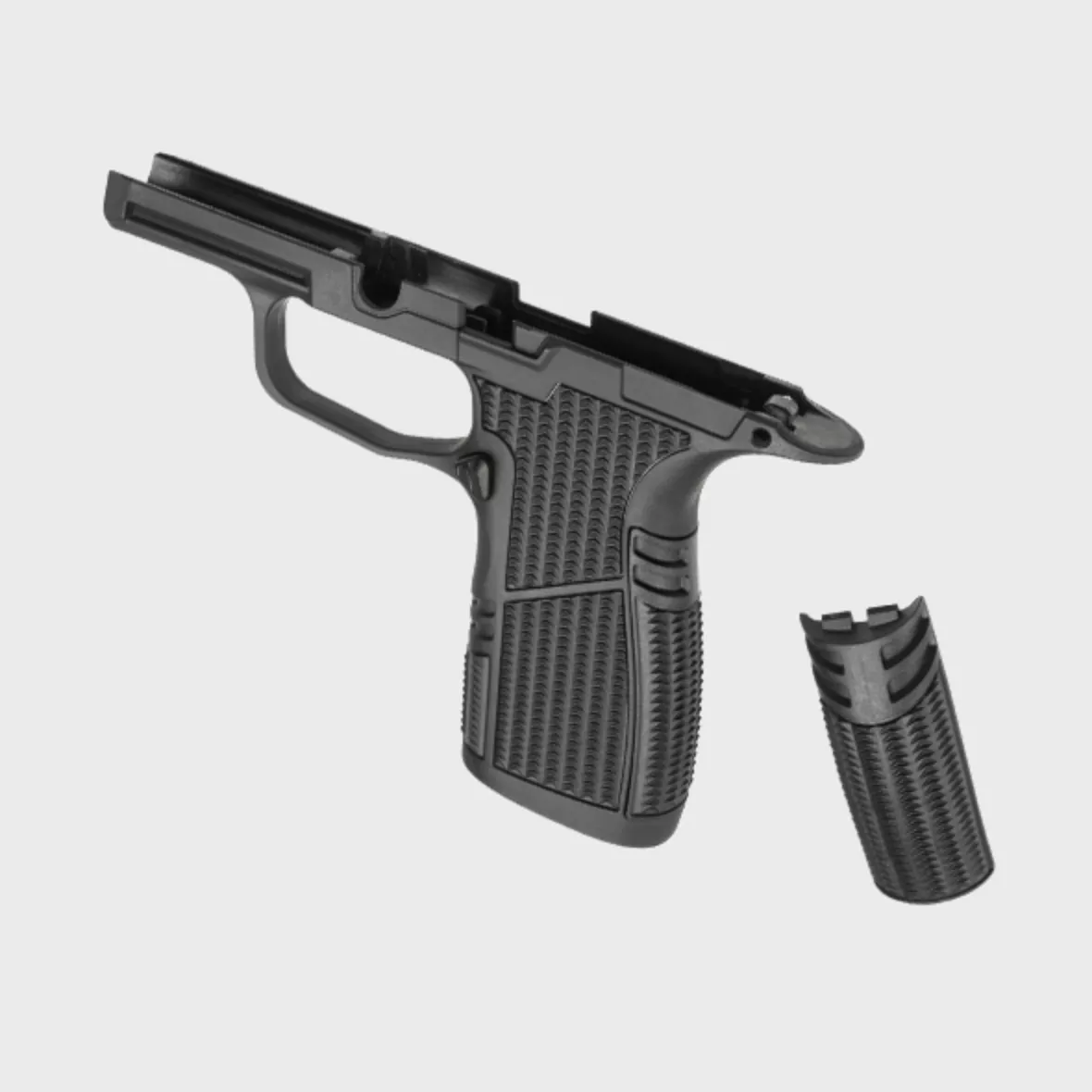 Tyrant CNC Sig Sauer P365 Snub Nose Grip Module – Black – TD-P365GRM-SNUB-BLK