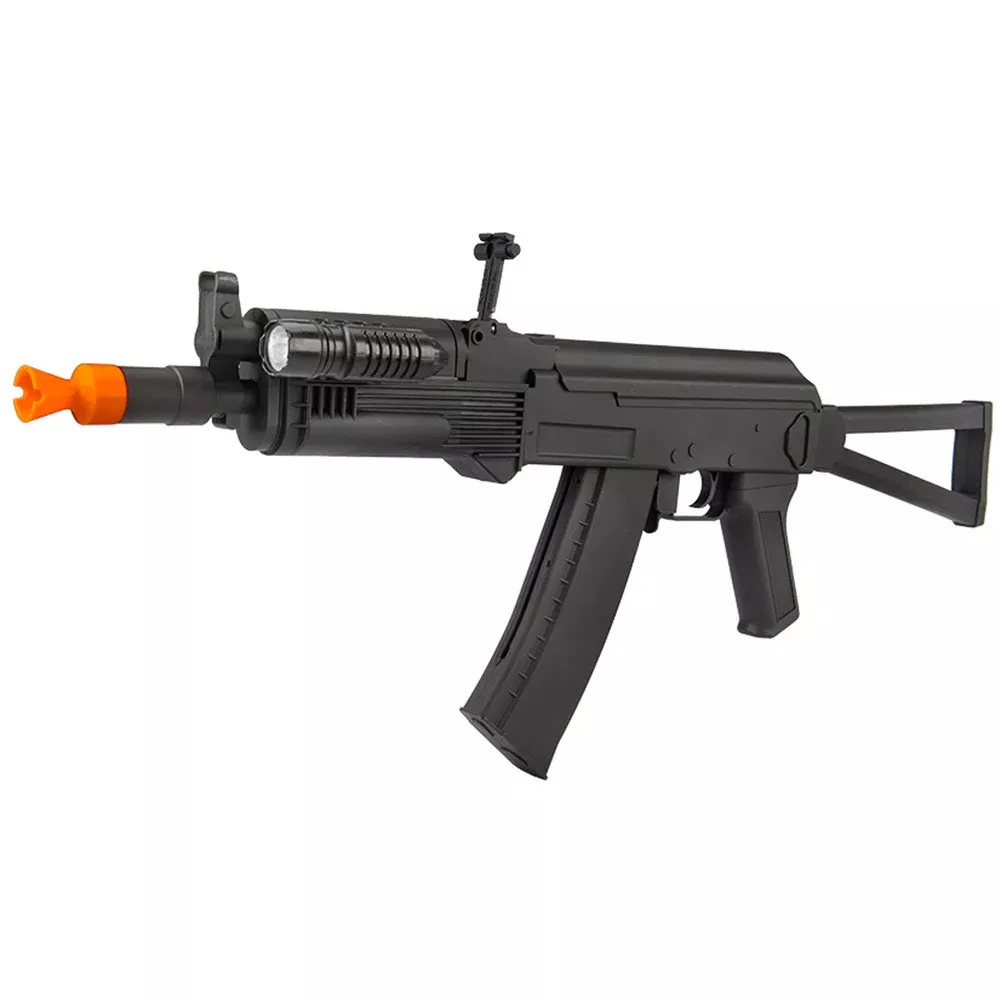 UKARMS AK74 Spring Powered Airsoft Rifle w/ Flashlight & Laser