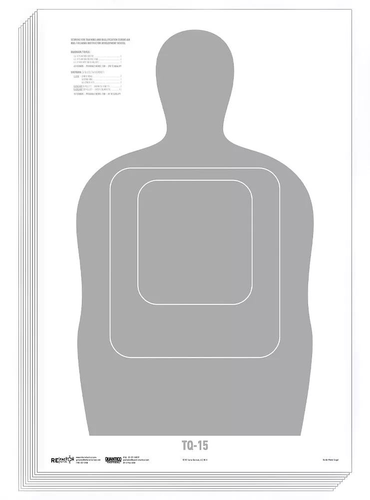 USCBP TQ-15 Qualification Target