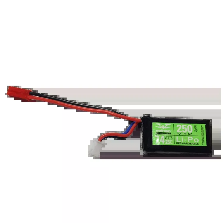 Valken Energy 7.4v 250mAH 25C Lipo Battery for Airsoft HPA Systems - JST Plug