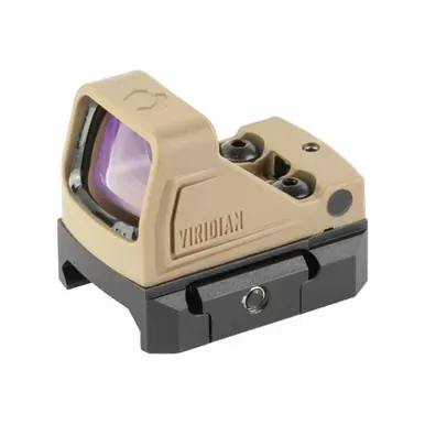 Viridian Weapon Technologies RFX 11, Red Dot, 3 MOA Micro Green Dot, 1X16 Objective, Flat Dark Earth, Shield Mounting Pattern, Instant-On 981-0142