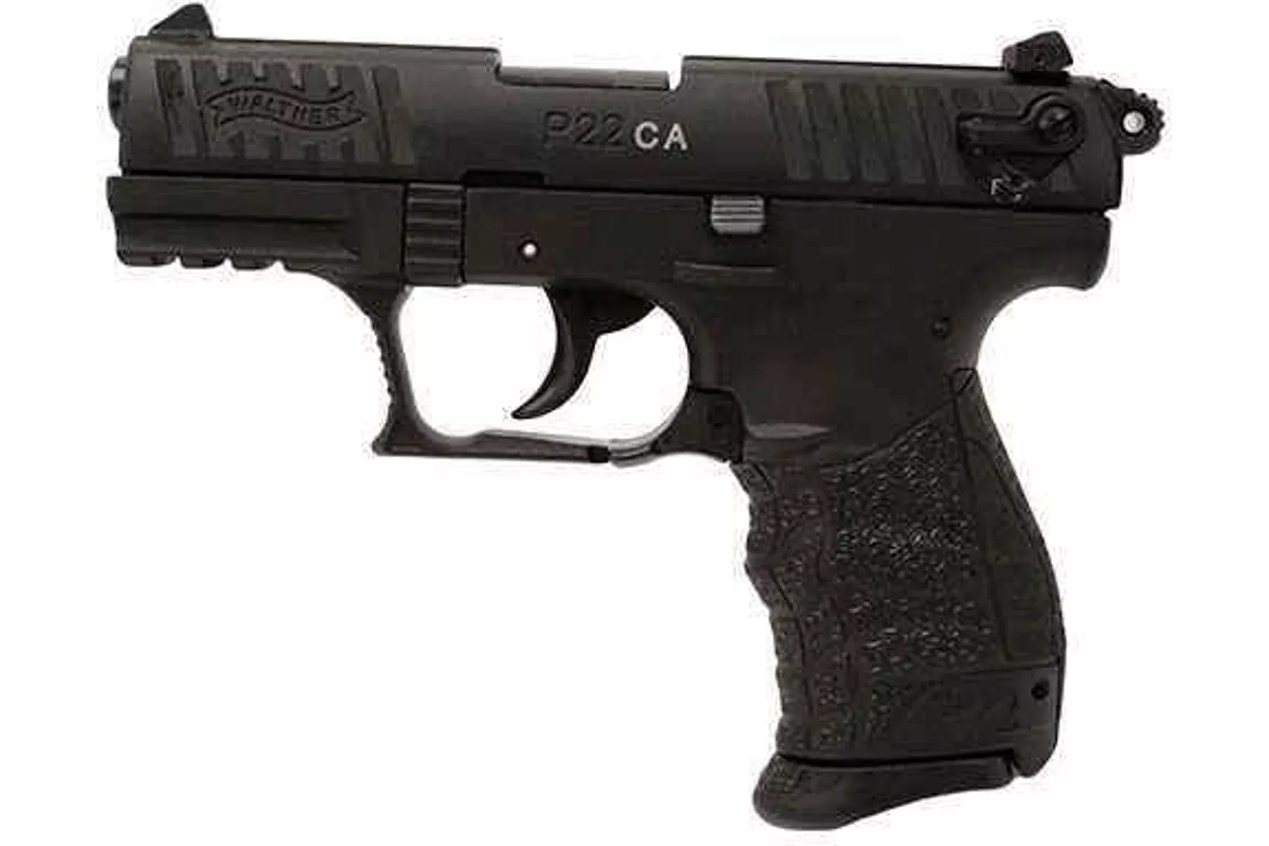 Walther P22 Pistol 22 Long Rifle 3.42" Barrel Black Semi Automatic CA 5120333
