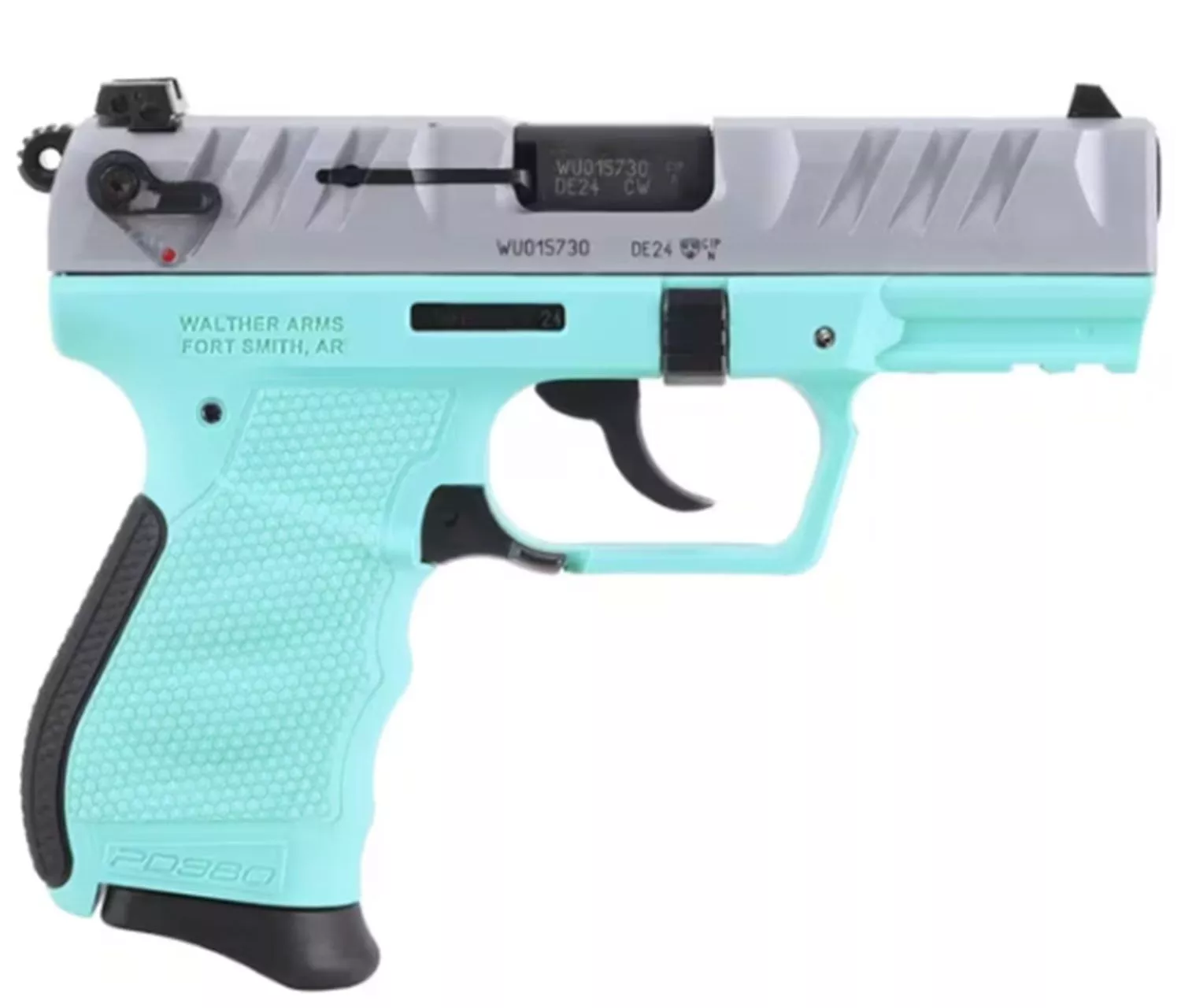 Walther PD380 .380 ACP 3.7″ 9RD Pistol – Angel Blue – 5050525