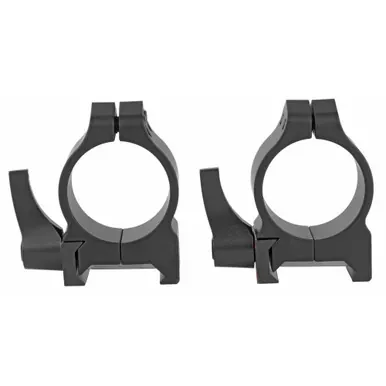 Warne Maxima Quick Detach Ring, 1", Low, Matte Finish 200LM