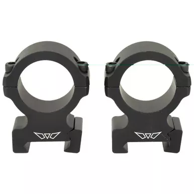 Warne Vapor Horizontal, 30mm, High Rings, Matte Finish, Black, Fits Picatinny V615M