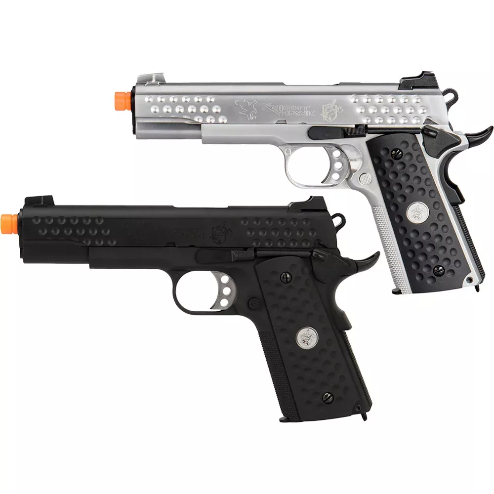 WE TECH Full Metal Knighthawk Custom 1911 GBB Airsoft Pistol