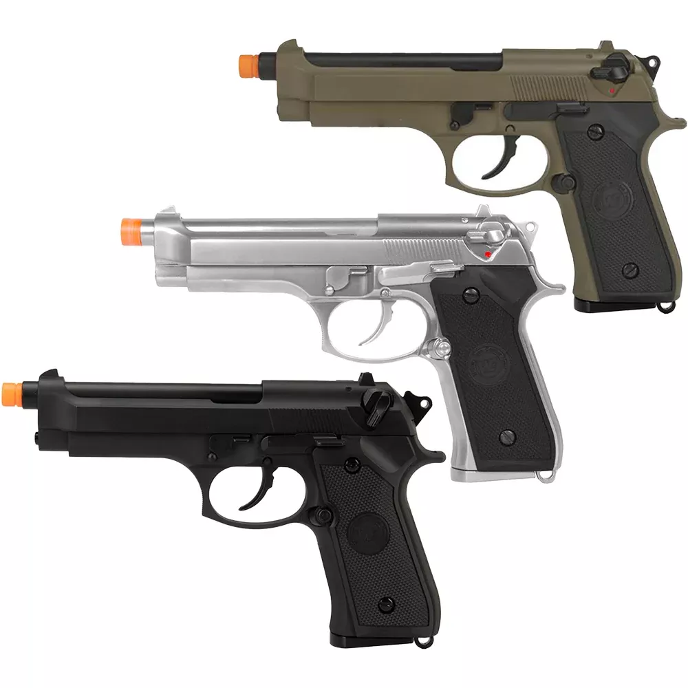 WE TECH Full Metal M9 Gas Blowback Airsoft Pistol