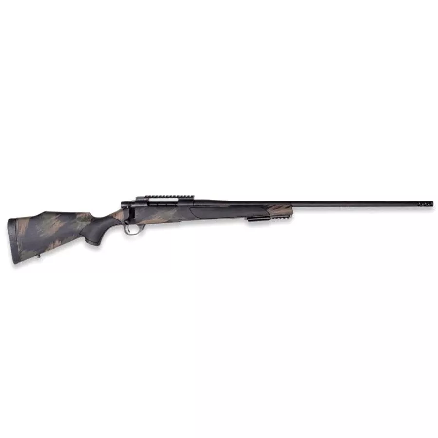 Weatherby Vanguard Black Hills Rifle .223 Rem 5rd Capacity 20″ Heavy Barrel Black Polymer Stock w/Green & Tan Paint
