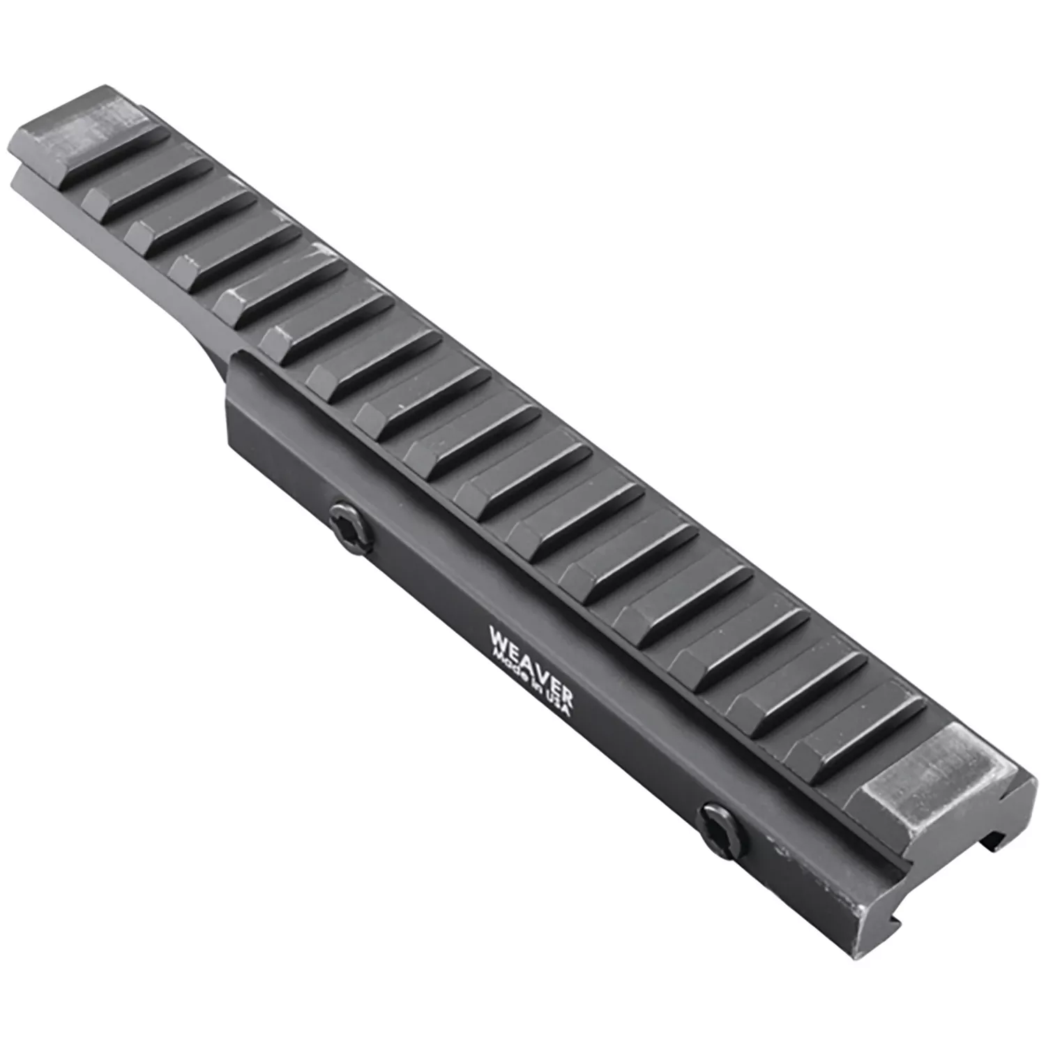 Weaver Mounts 99673 Flat Top Riser RailBlack Anodized 0 MOA