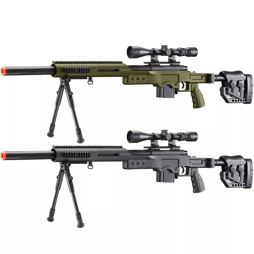 WELL MB4410 M24 Tactical Bolt Action Airsoft Sniper Rifle