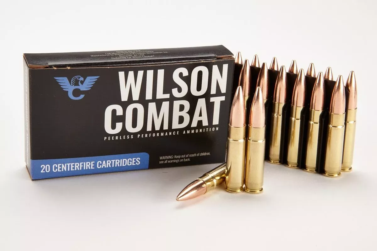 Wilson Combat Rifle Ammunition 300 Blackout | 220gr Sierra HPBT 1025 FPS – 16 in Barrel (Subsonic) 20/Box