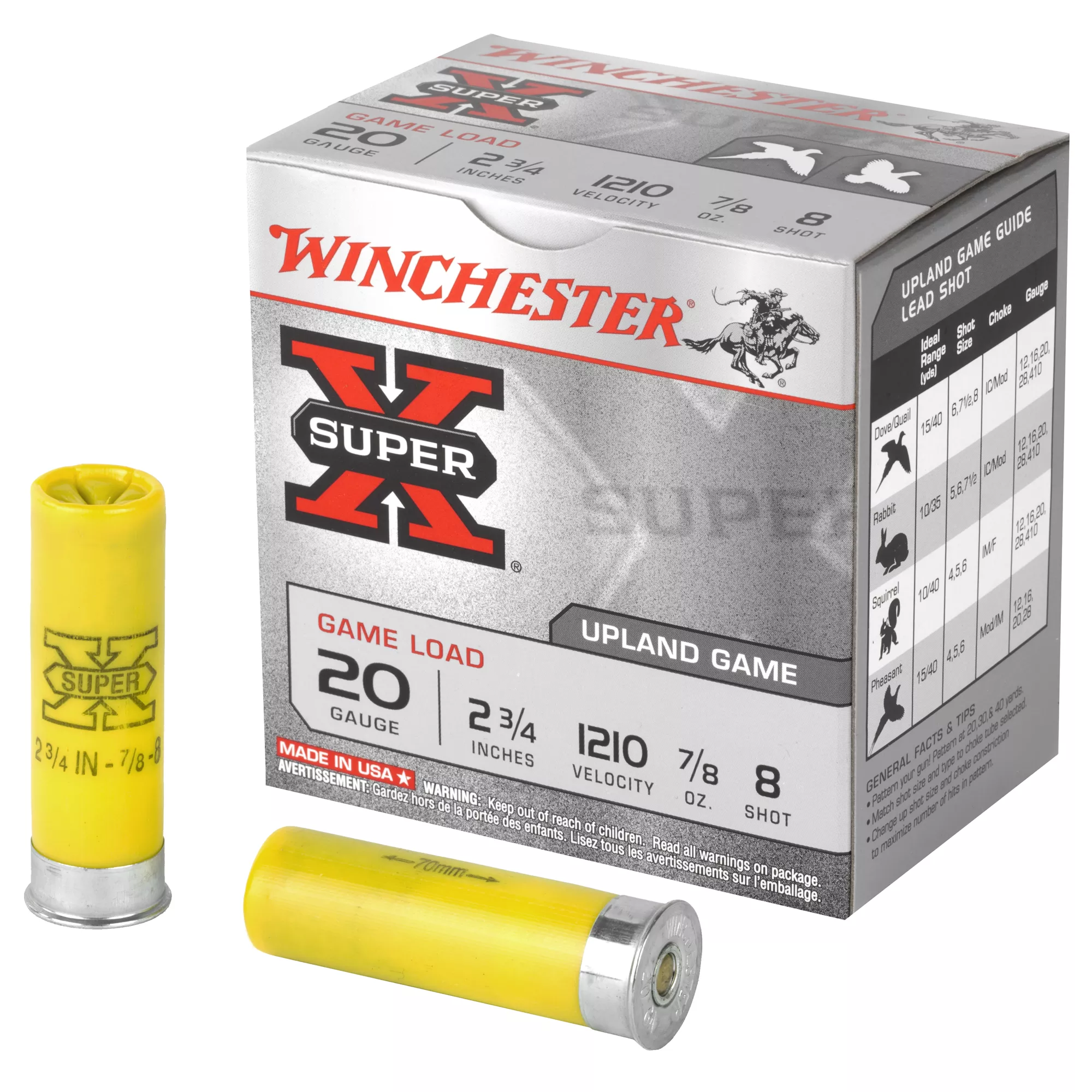 WIN SPRX 20GA 2.75″ #8 25/250