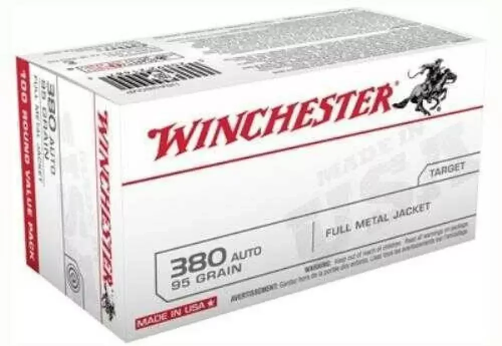 Winchester 380 Acp Metal Jacket Reliable Accuracy Target Practice