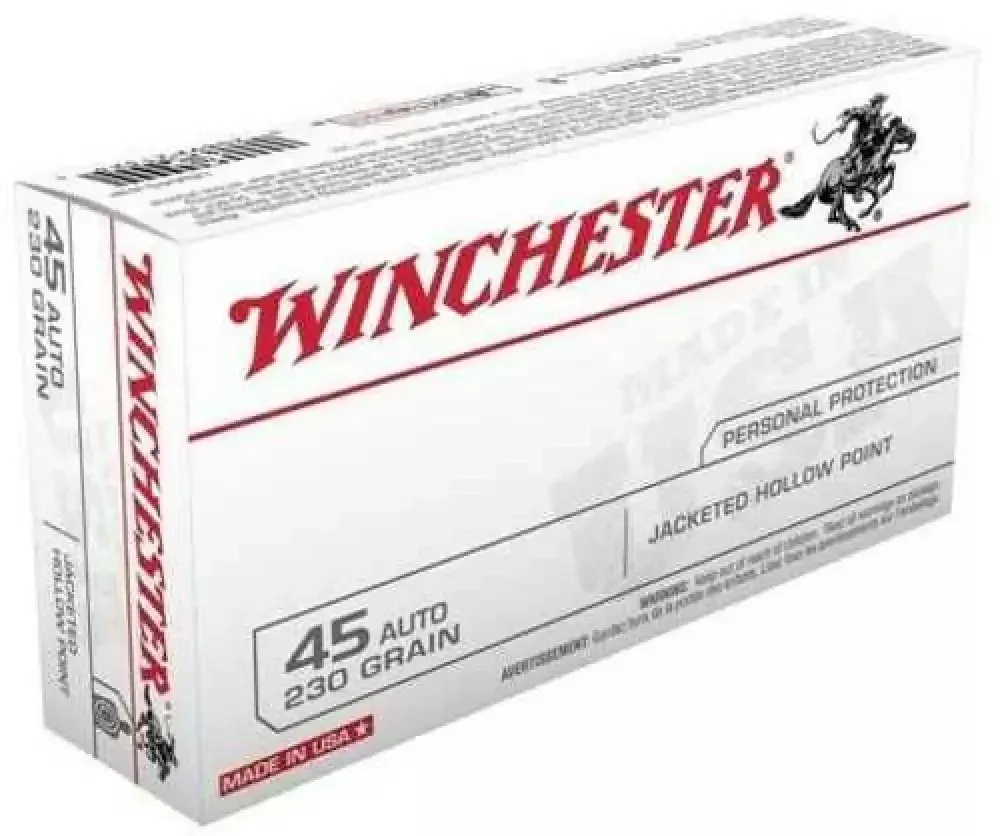 Winchester 45 Acp 230 Grain Hollow Point Ammo: Serious Stopping Power!