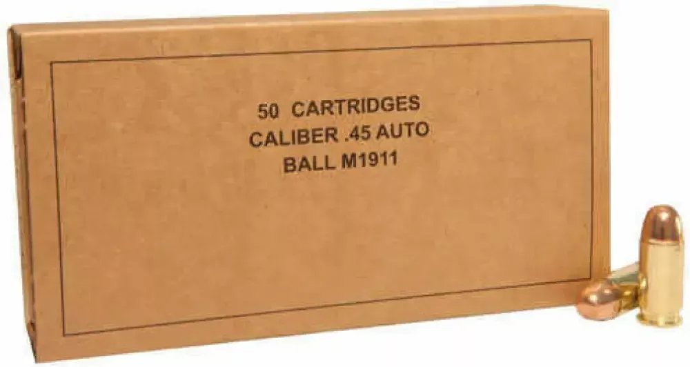 Winchester 45 Acp Metal Jacket Rounds for Competitive Shooting