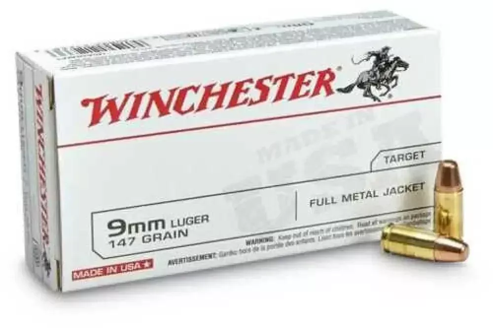 Winchester 9mm Luger Metal Jacket Performance Ammo