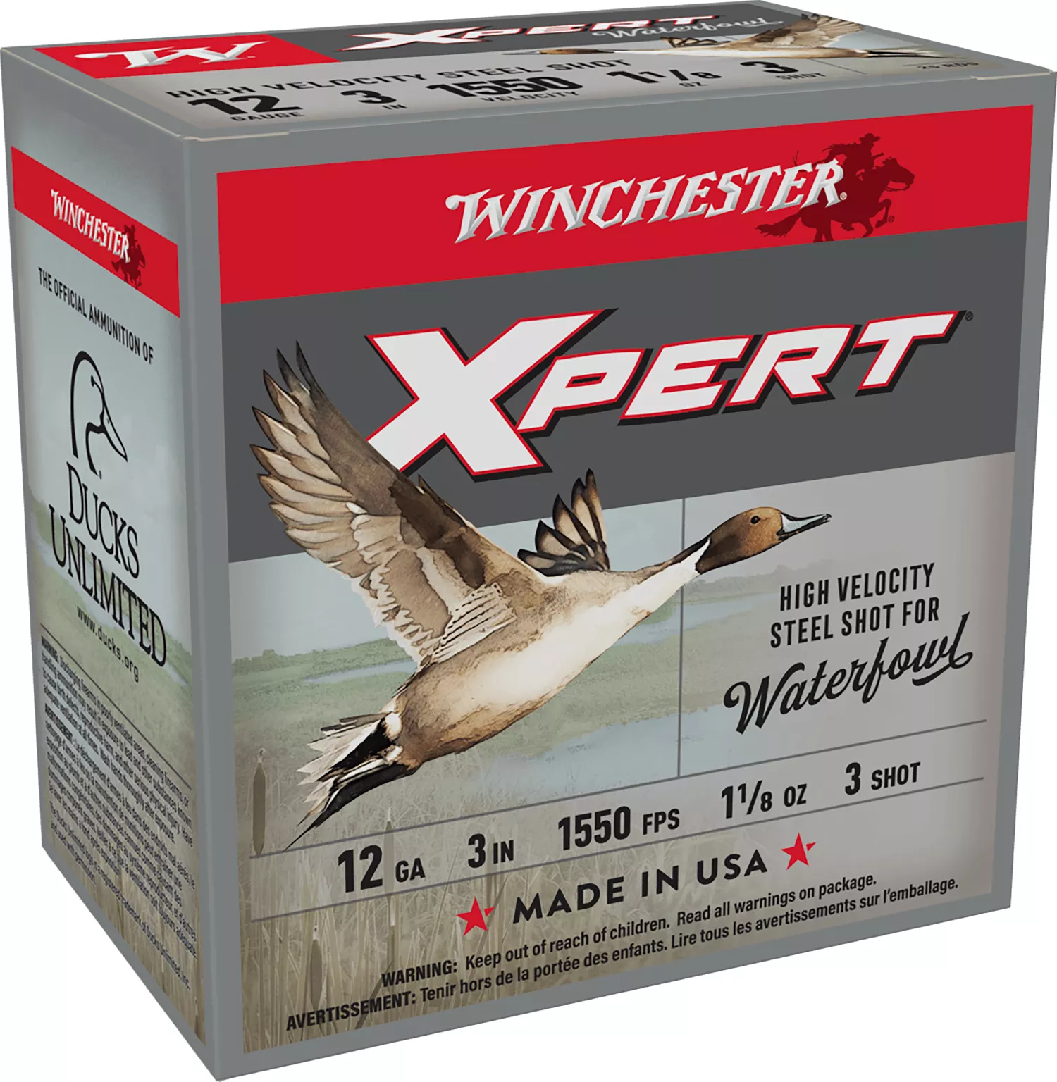 Winchester Ammo WEX1233 Super X Xpert High Velocity 12Gauge 3″ 1 1/8oz 3Shot 25 Per Box/10 Case