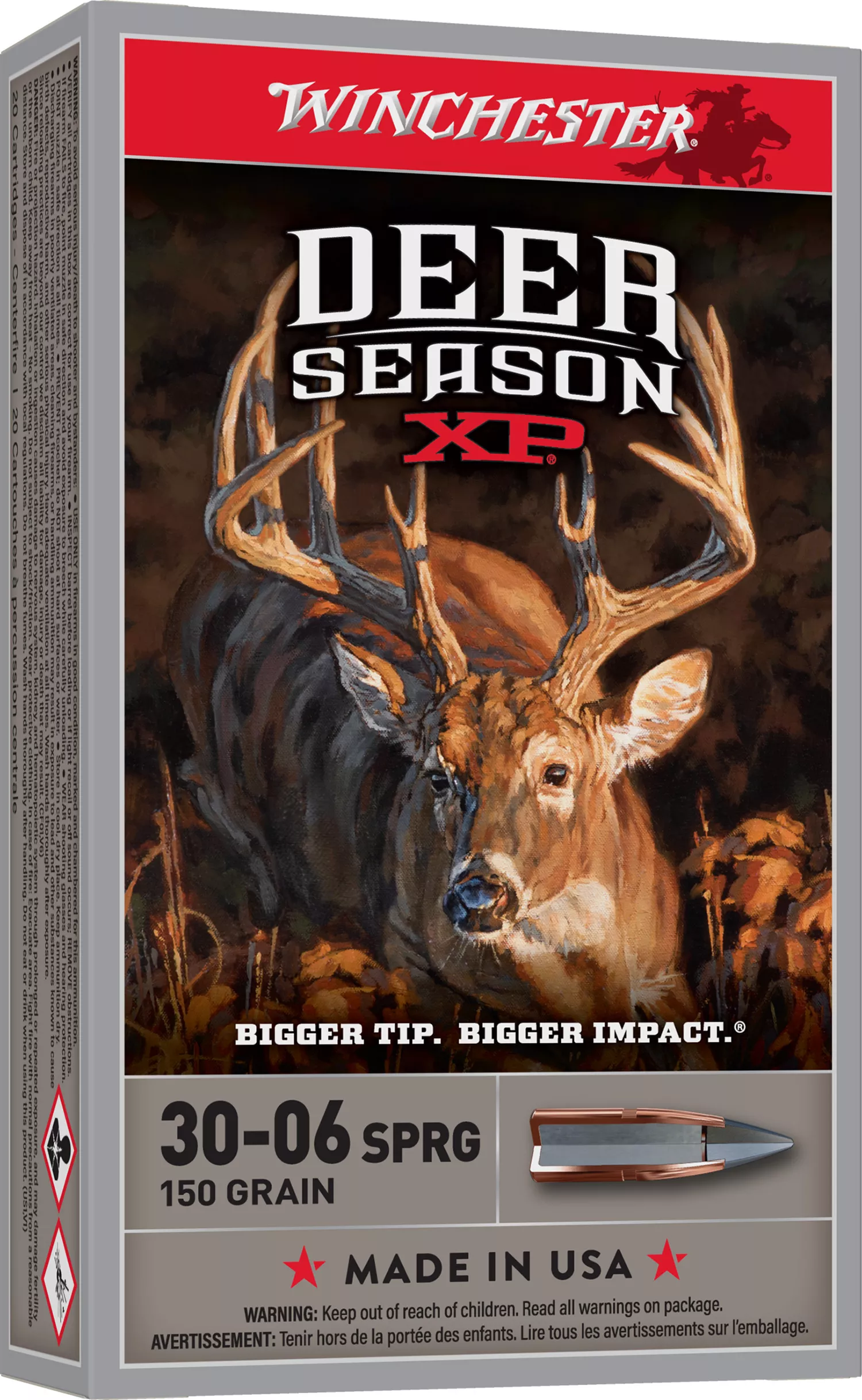 Winchester Ammo X3006DS Deer Season XP 30-06Springfield 150gr Extreme Point 20 Per Box/10 Case