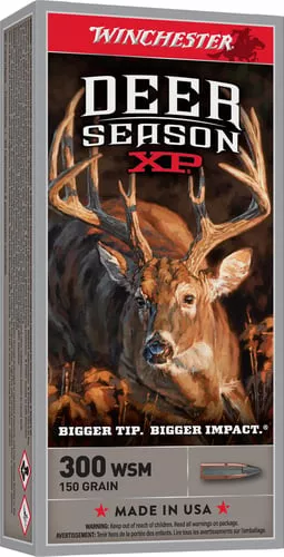 WINCHESTER DEER XP 300 WSM 150GR EXTREME PT 20RD 10BX/CS