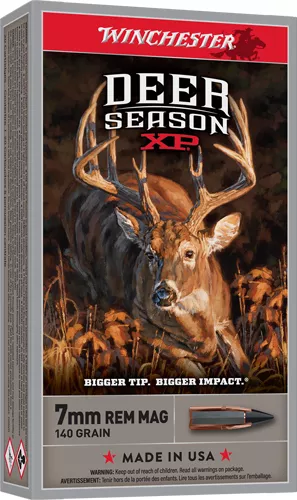 WINCHESTER DEER XP 7MM REM MAG 140GR EXTREME PT 20RD 10BX/CS