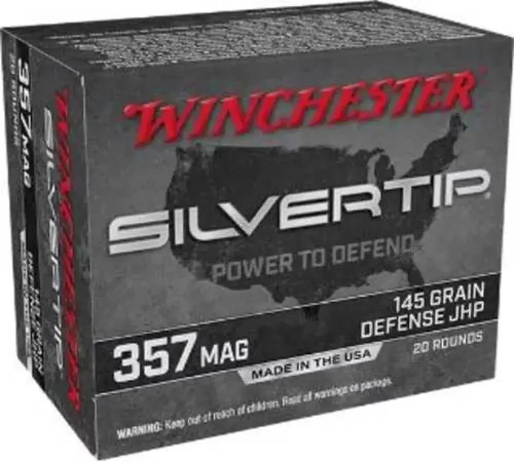 Winchester Silvertip Maximum Stopping Power 357 Magnum Ammo