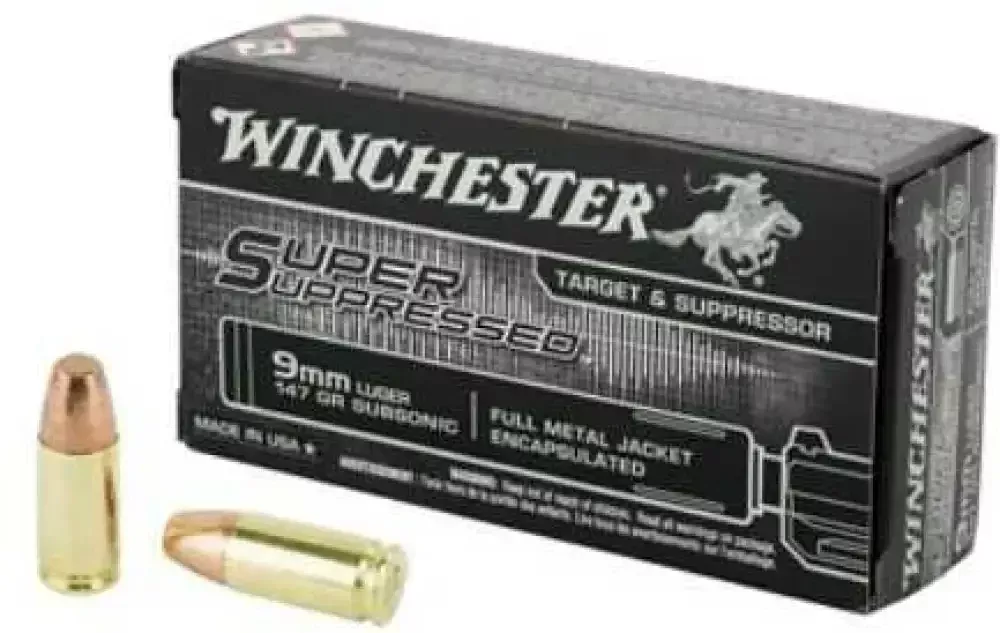 Winchester Super Suppressed 9mm Luger Ammo Stealth Performance