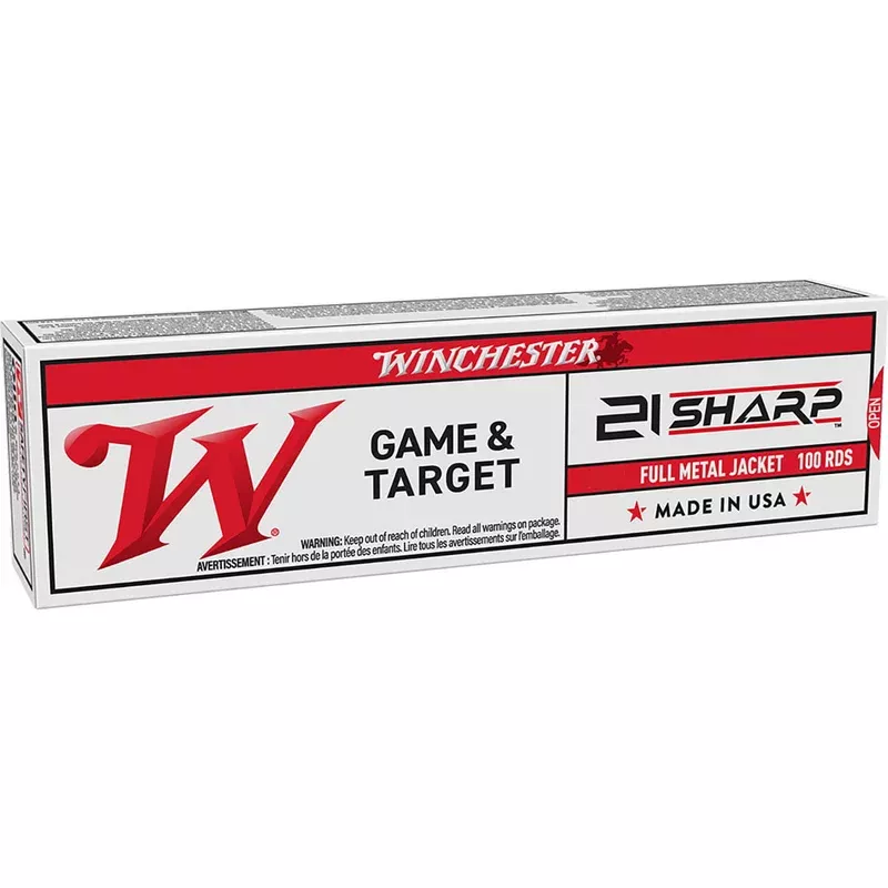 WINCHESTER – USA White Box 21 Sharp 37gr Full Metal Jacket 100/Box Quantity Discount PriceAdd To Favorite