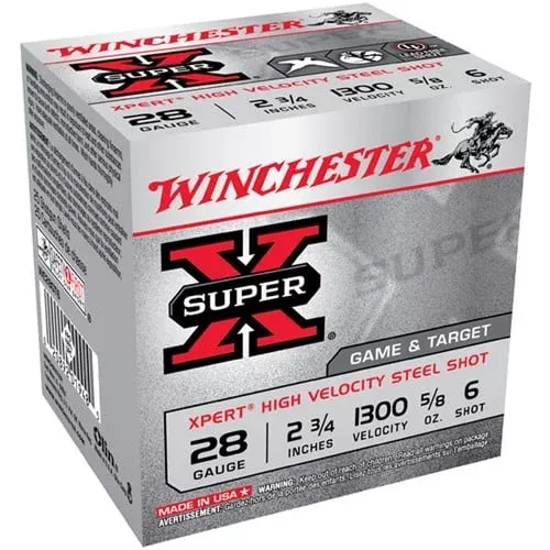 WINCHESTER – Xpert Game & Target 28 Gauge 2-3/4″ 5/8oz #6 Shot 25/Box Quantity Discount PriceAdd To Favorite