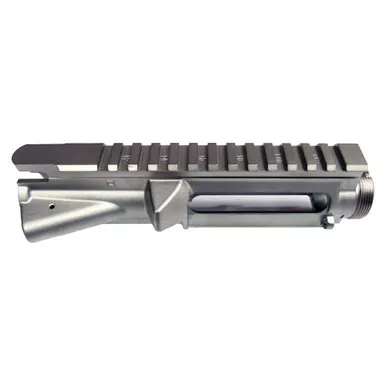 WMD Guns Upper Receiver, 5.56 NATO, A3/A4 with M4 Feed Ramps, NiB-X Coating, Nickel, Stripped