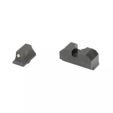 XS Sights Minimalist Night Sights, Fits GLOCK 19 MOS, Optic Height, Black GL-M201P-4