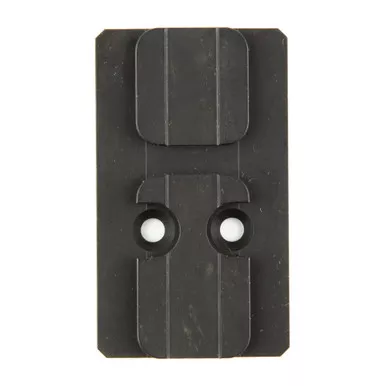 XS Sights Minimalist Optic Plate and Night Sight Set, Fits GLOCK 19 MOS, Converts MOS Footprint to Aimpoint ACRO, Nitride Finish, Black, Black Rear Sight, Tritium Front Night Sight GL-OM001-SM-2ACRO