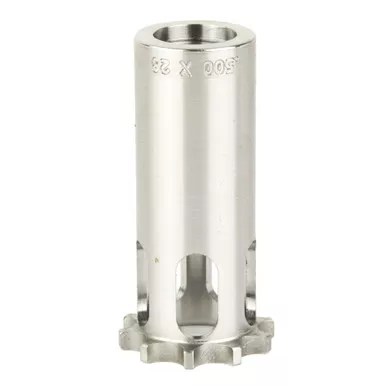 Yankee Hill Machine Co Nielsen Pistons, 9mm, 1/2X28, Stainless Steel, Compatible with YHMs Booster Housing YHM-2055 as Well as Many Popular Pistol Suppressors, Silver YHM-2060-28