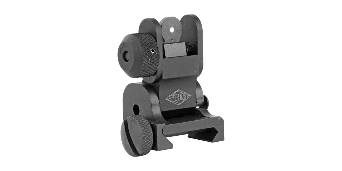 Yankee Hill YHM Flip-Up Rear Sight - Black