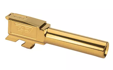 Zaffiri Precision Zaffiri Precision Gold 9mm Barrel for Glock 43/43X - Drop-In Replacement, 3.3 Inches