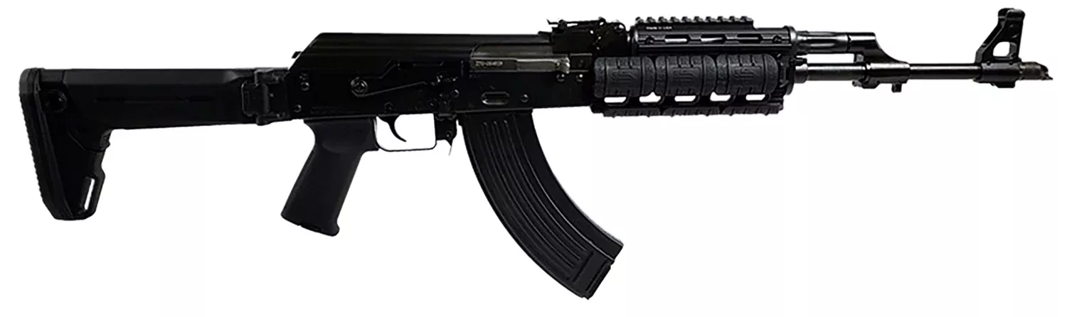 Zastava Arms Usa ZR7762QR ZPAPM707.62x39mm 30+1 16.30" Barrel, Black Magpul Furniture, Zhukov Side Folder Stock, Picatinny Quad Rail