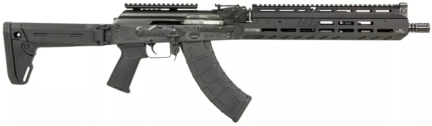 Zastava Arms Usa ZR7762XR ZPAP M70 7.62x39mm 30+1 16.30" Black Chrome Lined Barrel, Black M-LOK Handguard, Black Synthetic MagpulZhukov Side Folder Stock, Black Magpul AK Grip